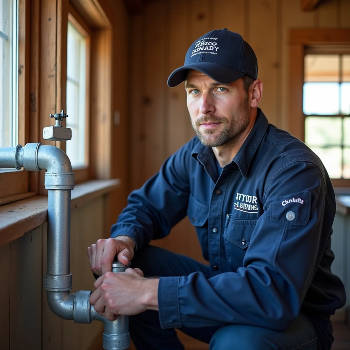 Licensed plumber replacing galvanized pipe in a Lafayette, CO home
