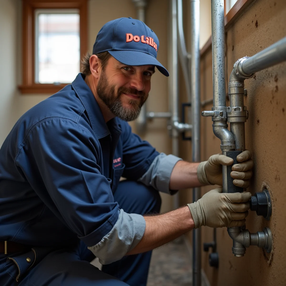 Licensed plumber repiping galvanized supply lines in a Northglenn, CO home